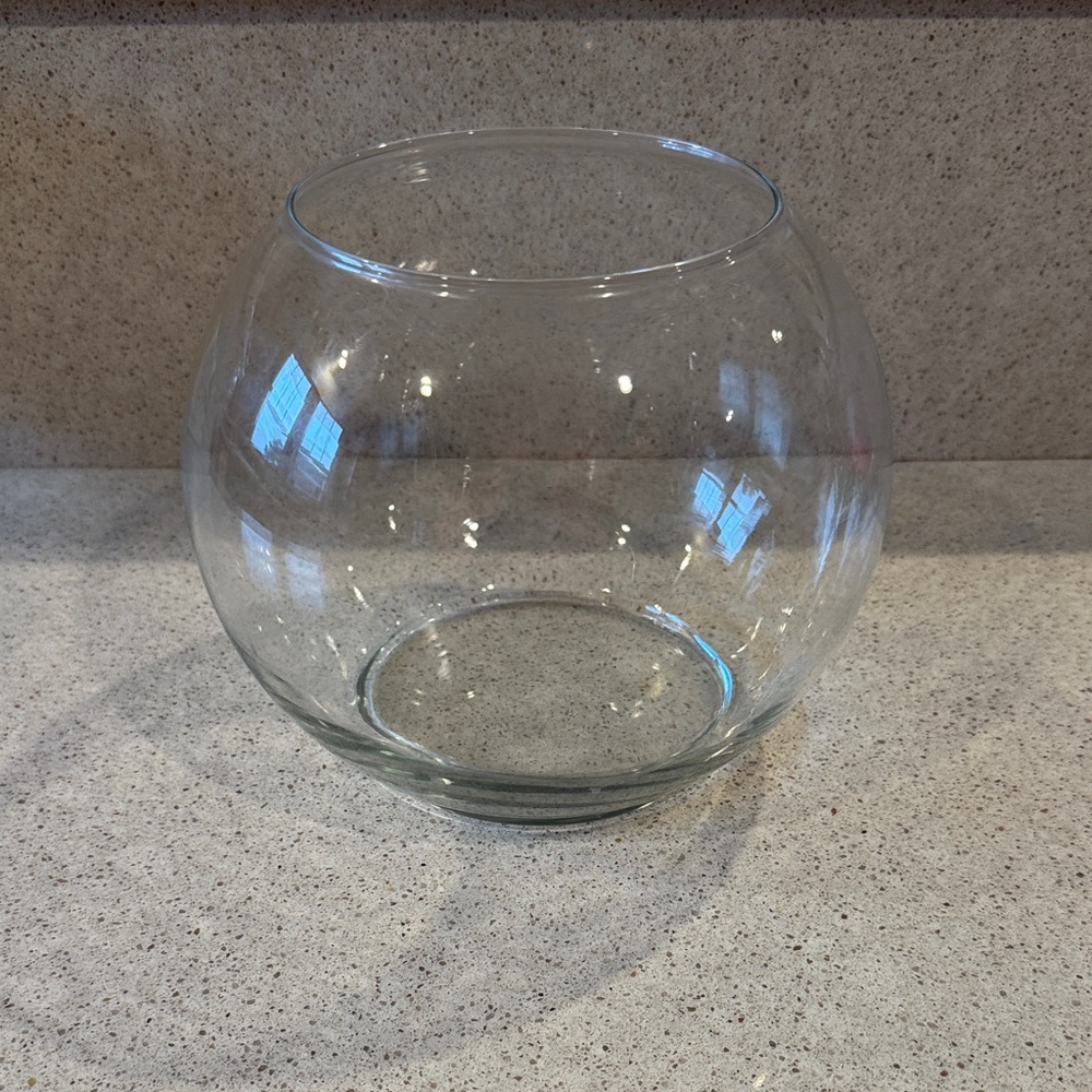 Clear Glass Decorative Bowl